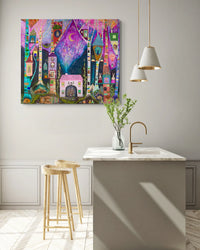 Eli Halpin The Neighborhood Canvas Print 8x9