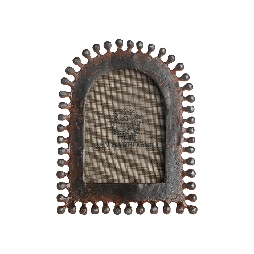 Jan Barboglio Nicho 5x7 Cast Iron Picture Frame