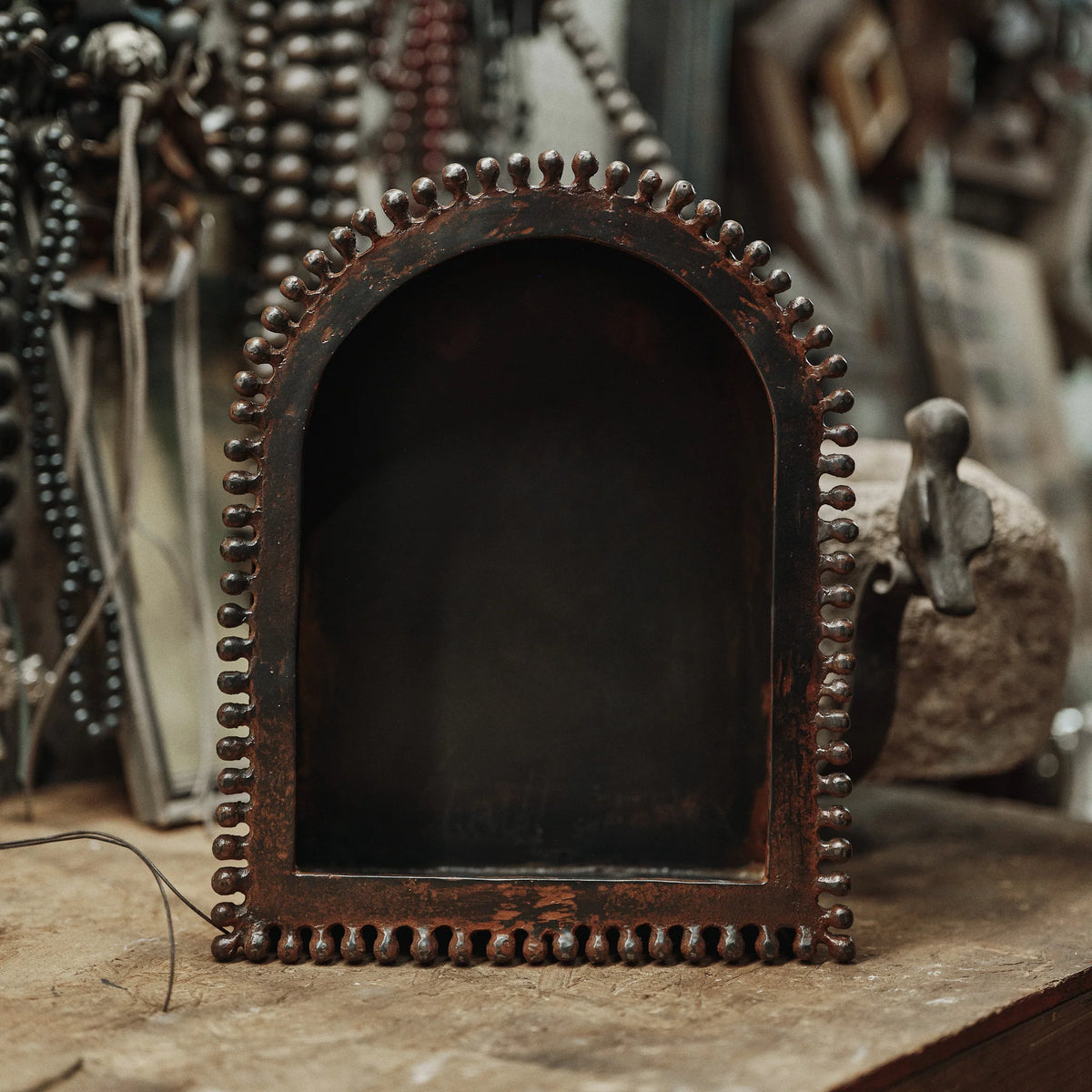 Jan Barboglio Nicho Balero Wax Cast Iron Box
