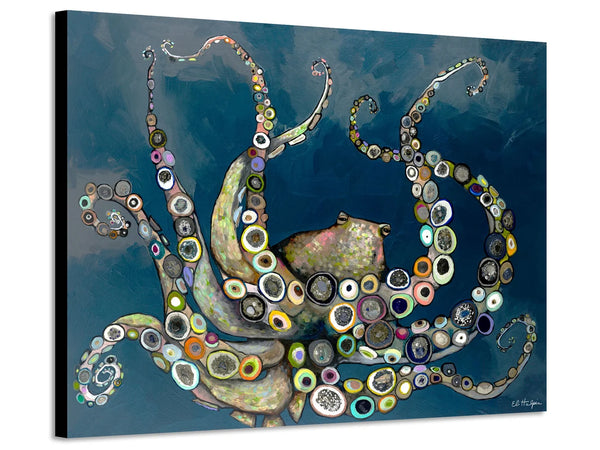 Eli Halpin Octopus 12x16 Canvas Print