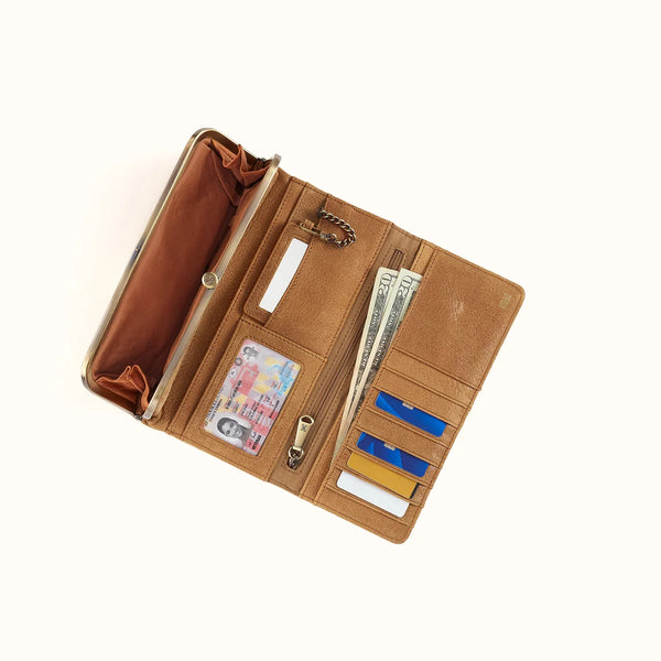 HOBO Rachel Continental Wallet - Whiskey