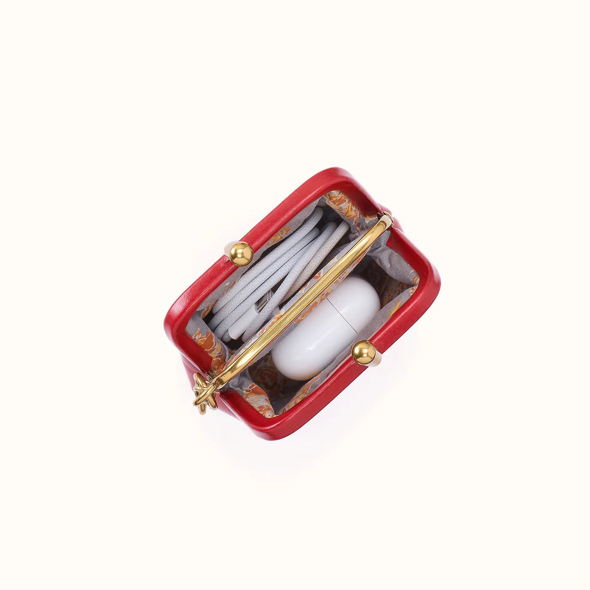HOBO Red Alba Frame Clip Pouch