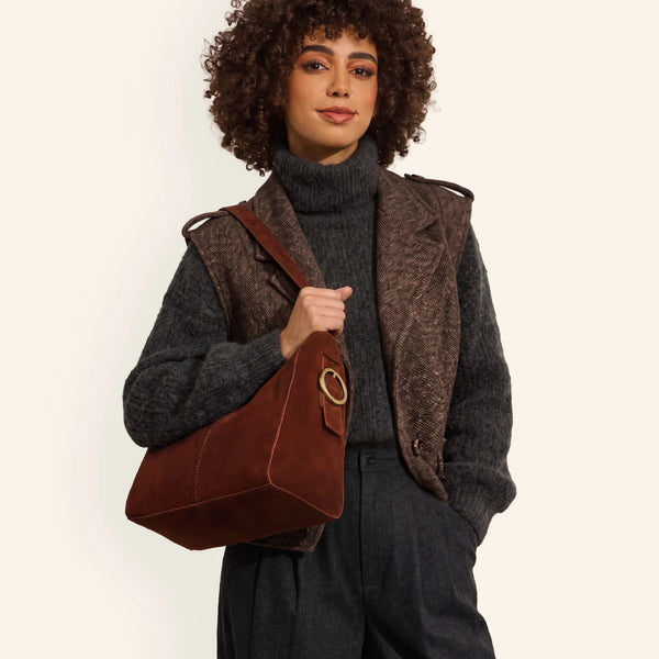 HOBO Render Shoulder Bag - Chocolate