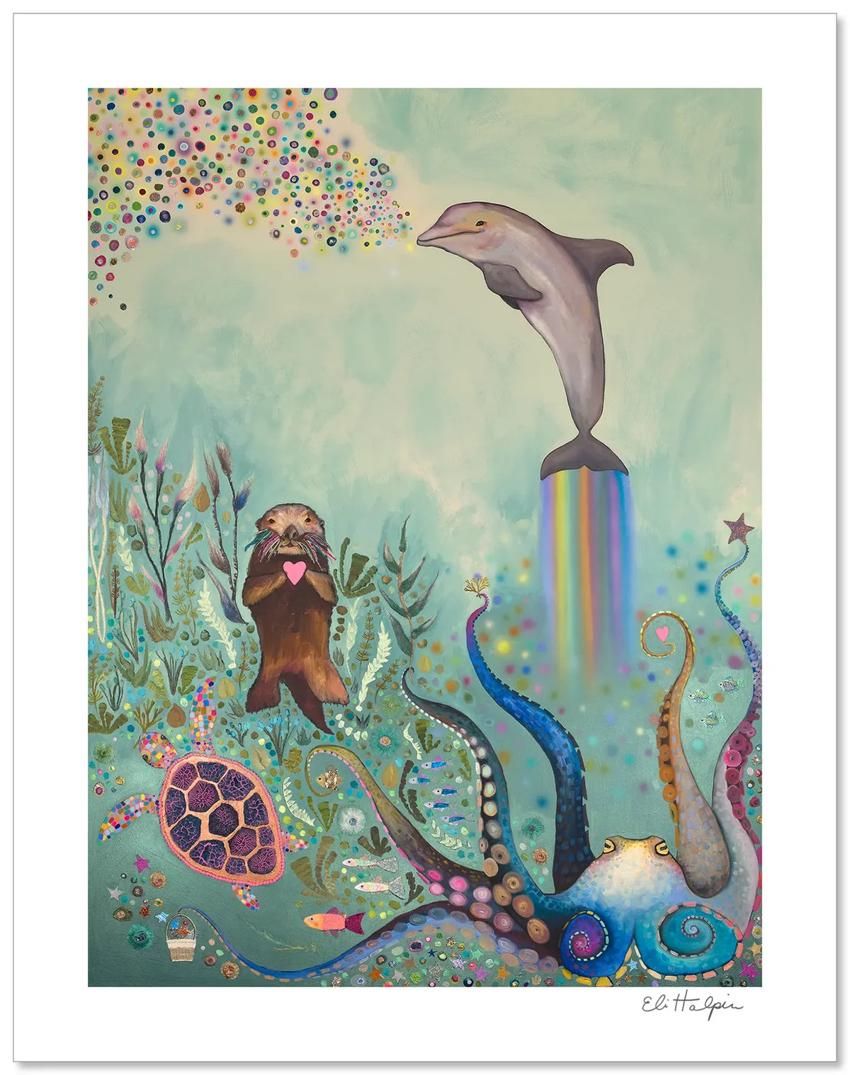 Eli Halpin Seaweed Forest Signed Print