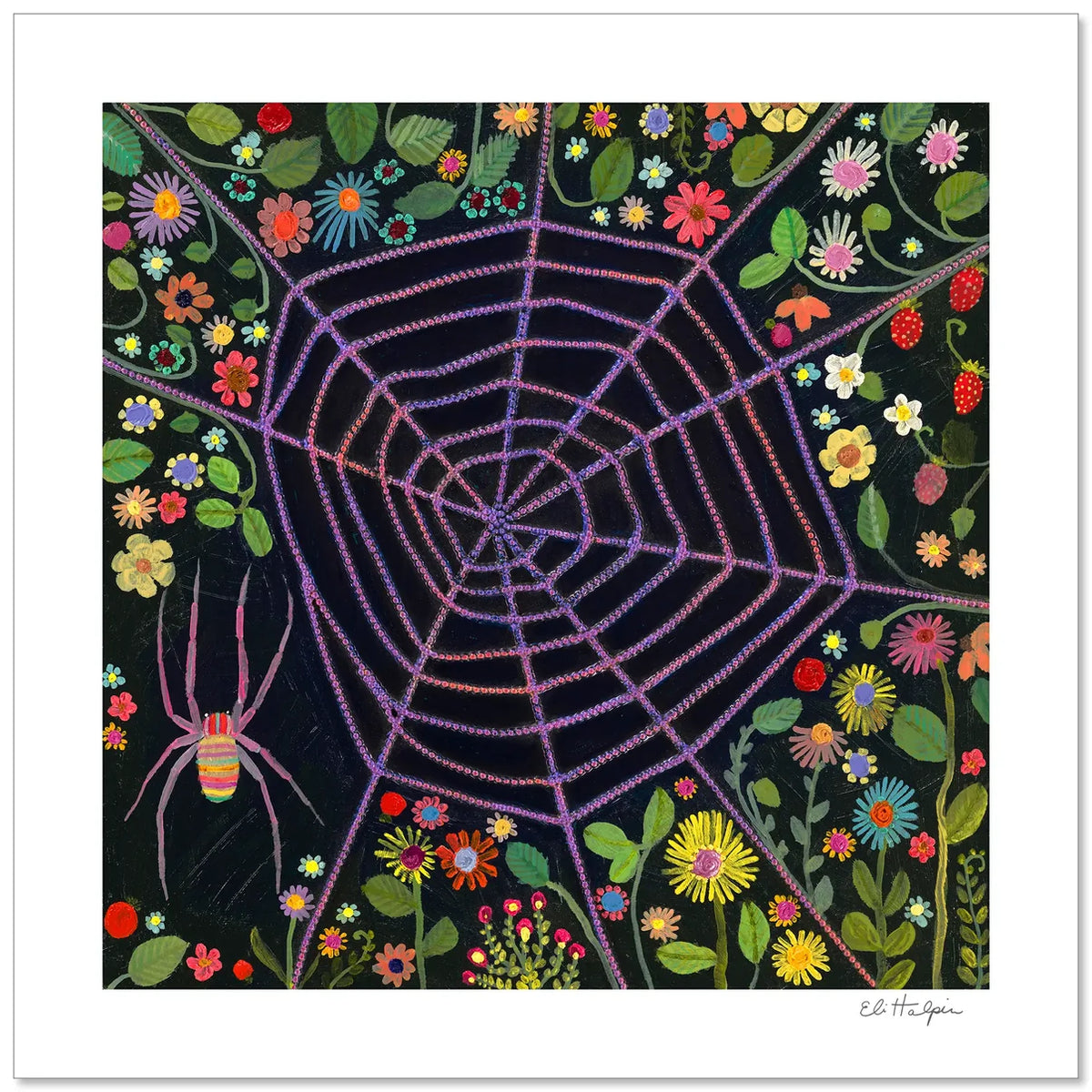Eli Halpin Tiny Gardener Signed Print