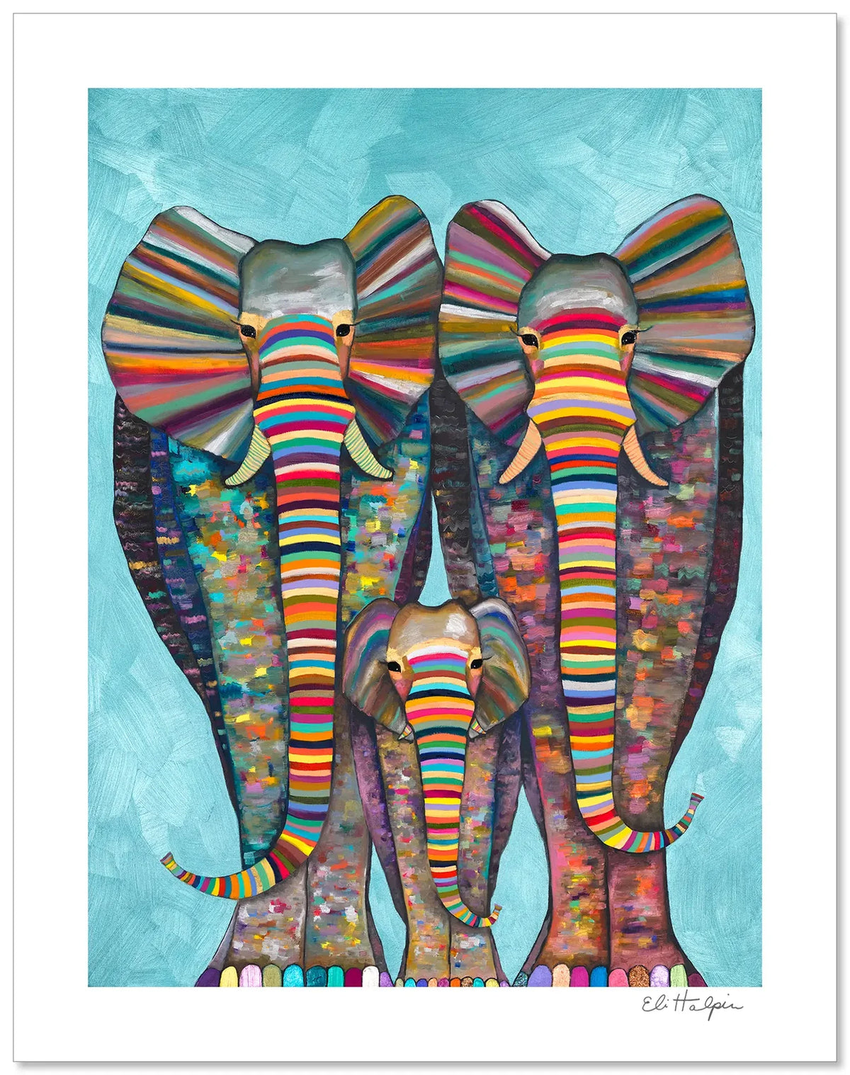 Eli Halpin Toes Done Signed Print