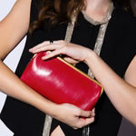 HOBO True Red Lauren Clutch-Wallet
