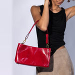 HOBO True Red Seneca Shoulder Leather Crossbody