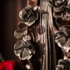 Jan Barboglio Virgen Con Flores on Balin Base & Zinc Finish Flowers