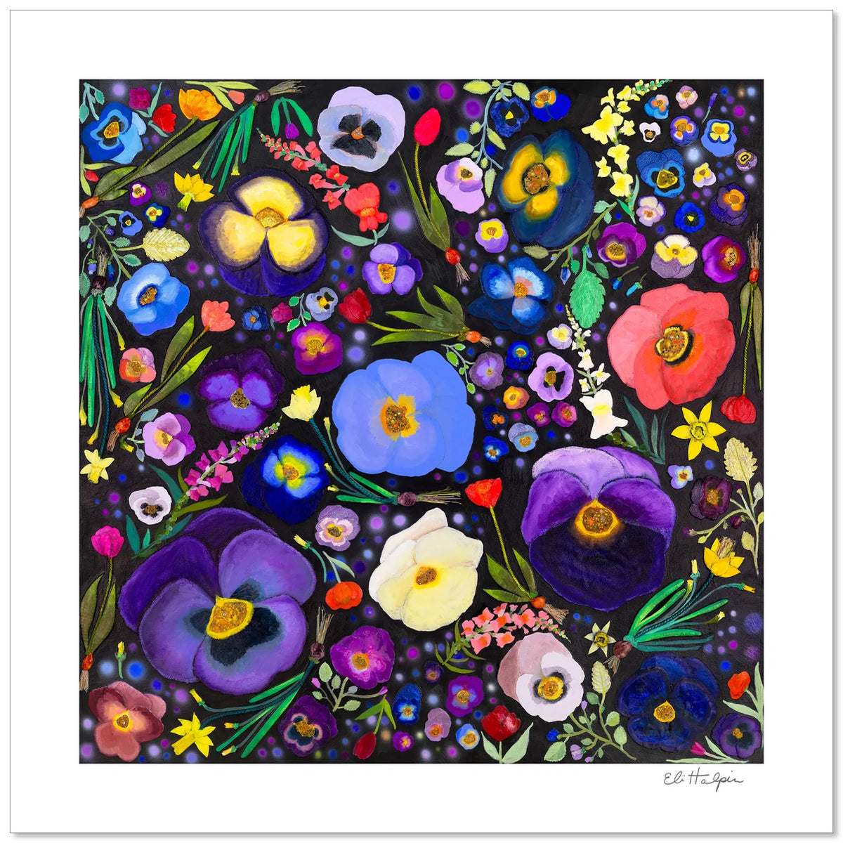 Eli Halpin Winter Garden Signed Print