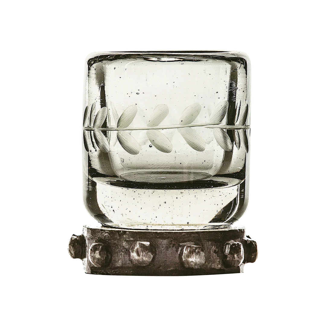 Jan Barboglio Set/2 Zackshot Glass