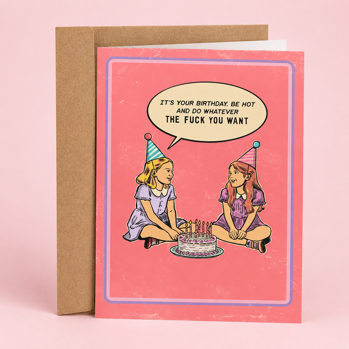 Rude Birthday Card for Friend – Do Whatever The Fuck