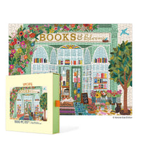 Books And Blooms 1000 Piece Puzzle
