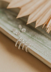 Ophelia Hoops | 14kt Gold Fill + Sterling Silver