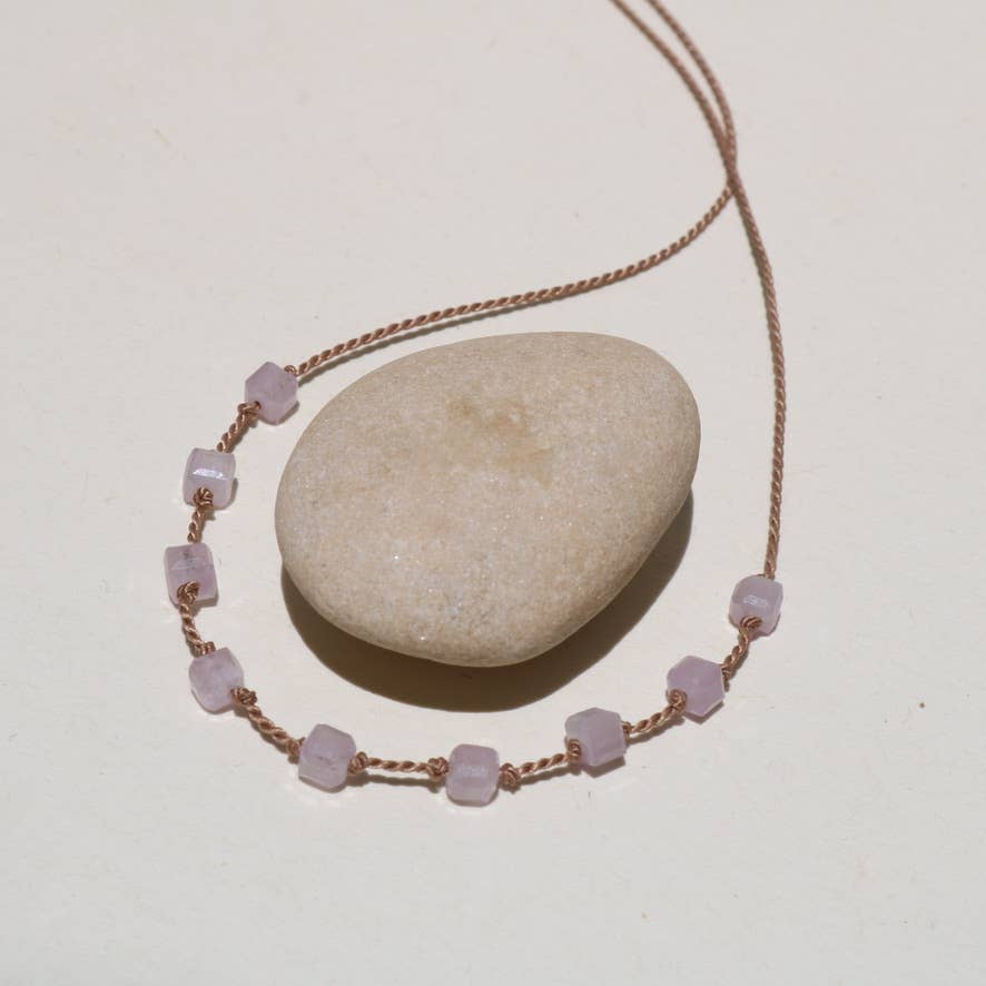 VIBE NECKLACE | KUNZITE MULTI STONE