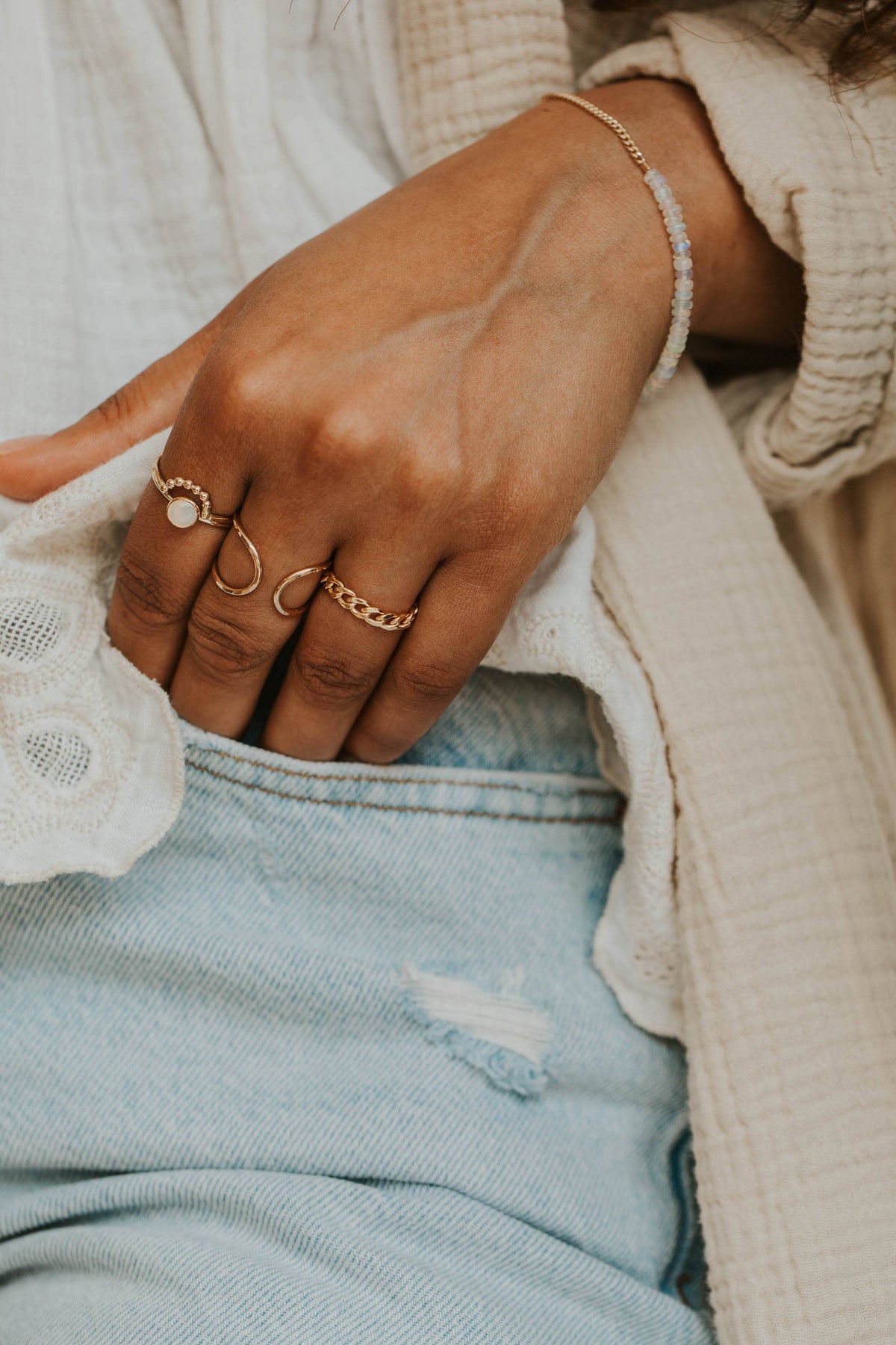 Revolve Ring | 14kt Gold Fill + Sterling Silver