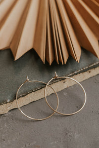 Cypress Hoops | 14kt Gold Fill + Sterling Silver