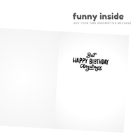 Never Age Humor Birthday Card - Funny Birthday Card