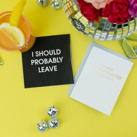 Congrats! You're a Quitter. Happy Retirement - Funny Retirement Card