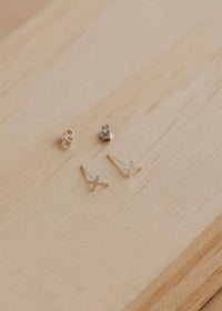 Tiny Cross Studs