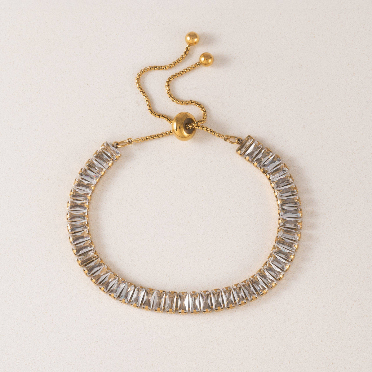 Prism Bracelet | Waterproof Crystal Bracelet | Gold Bracelet