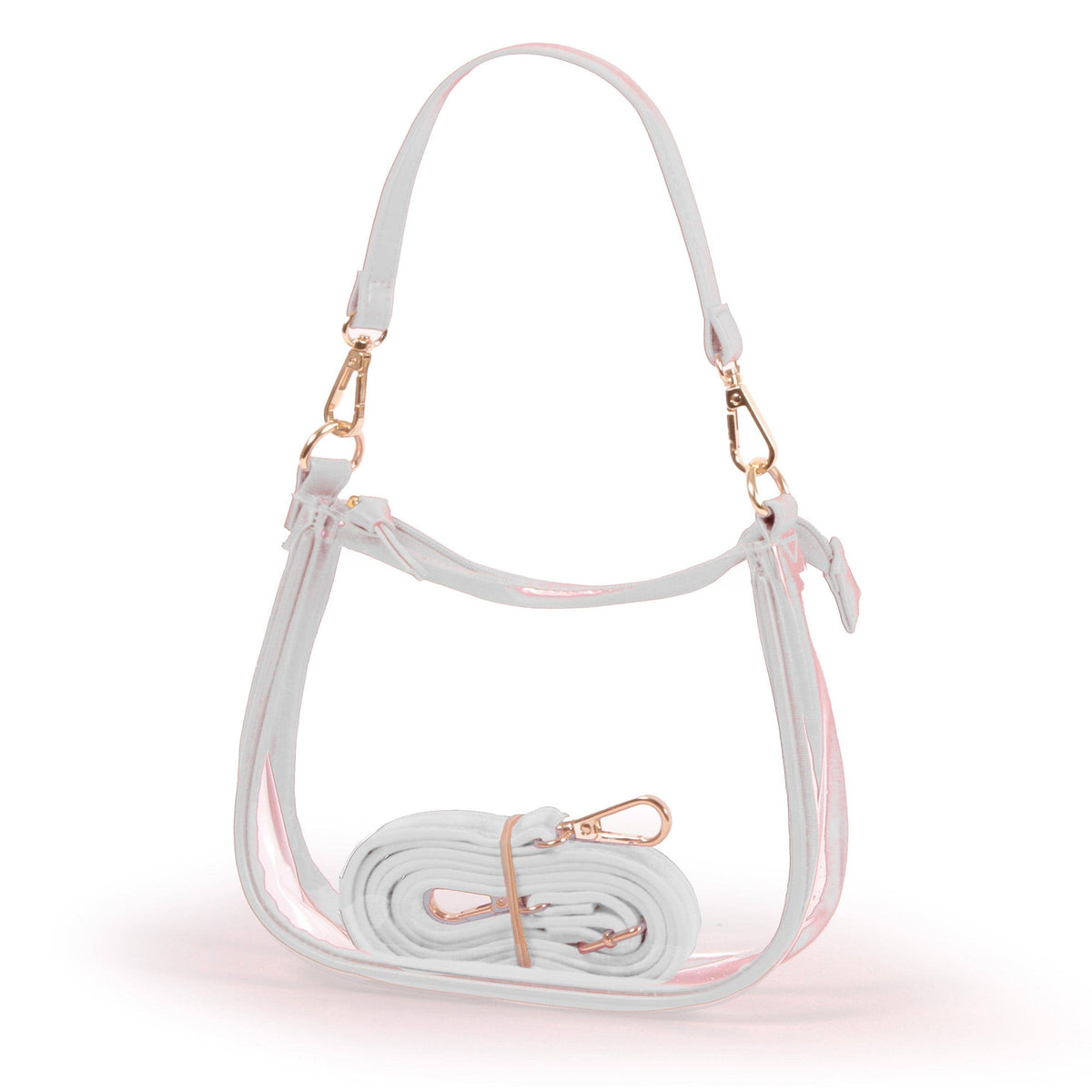 The Clara Clear Purse by Desden in White