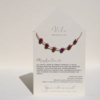 VIBE BRACELET | PHOSPHOSIDERITE CUBES