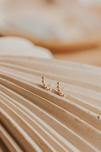 Dezi Studs | 14kt Gold Fill + Sterling Silver
