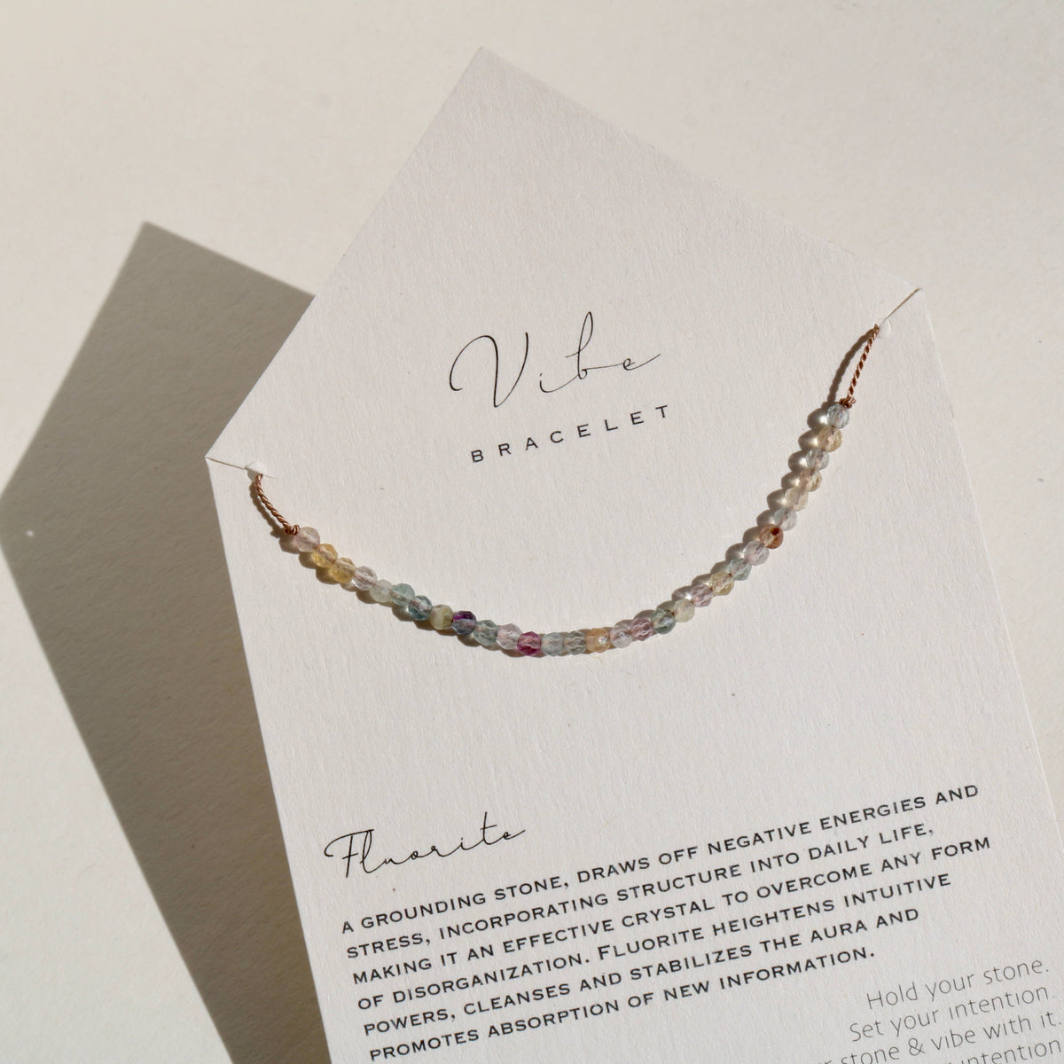 VIBE BRACELET | RAINBOW FLUORITE