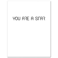 You Are a Star Birthday Card