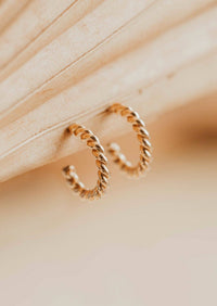 Ophelia Hoops | 14kt Gold Fill + Sterling Silver