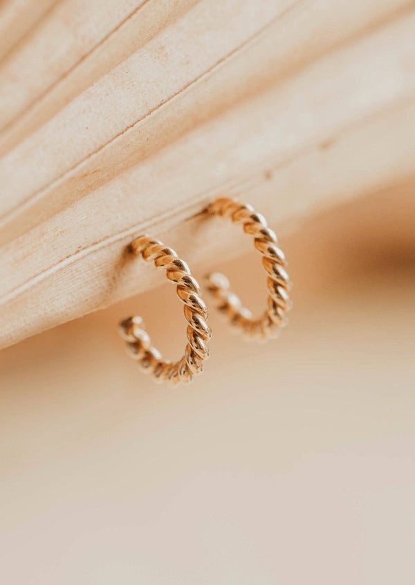 Ophelia Hoops | 14kt Gold Fill + Sterling Silver