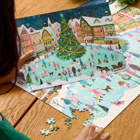 Town Square 1000 Piece Christmas Puzzle