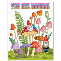 Magical Mushroom Birthday Card