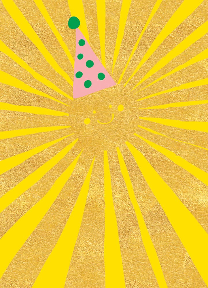SUNSHINE BIRTHDAY GREETING CARD 4.5 x 6.25"