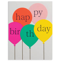 BIRTHDAY BALLOONS MINI|LAGOM BIRTHDAY CARD