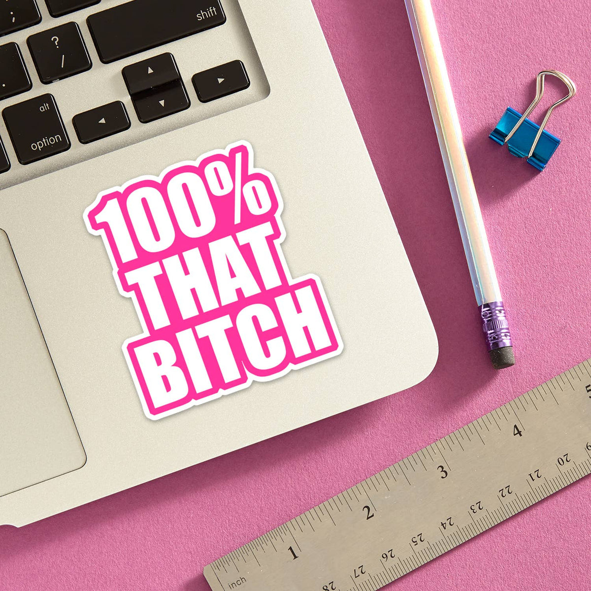 Lizzo 100% That Bitch Die Cut Sticker