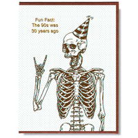 Fun Fact: The 90s Were 30 Years Ago Birthday Card
