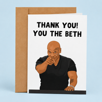 You The Beth! - Funny Thank You Greeting Card