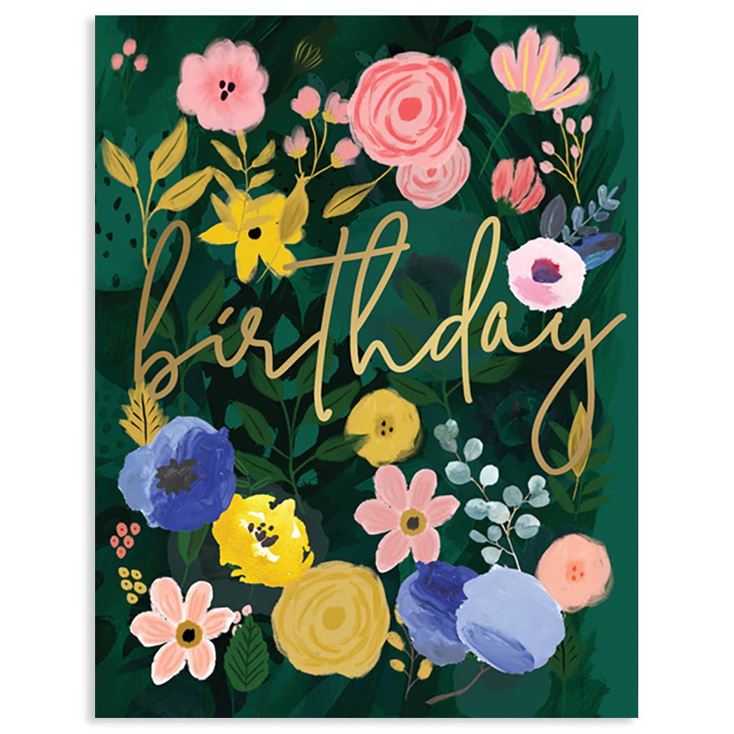ENCHANTED FLORAL | STEPHANIE DYMENT BIRTHDAY CARD