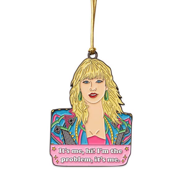 Taylor It's Me, Hi! Enamel Holiday Ornament