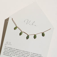 VIBE NECKLACE | JADE 5 DROP