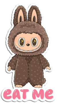 Labubu Eat Me Die Cut Sticker