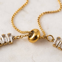 Prism Bracelet | Waterproof Crystal Bracelet | Gold Bracelet