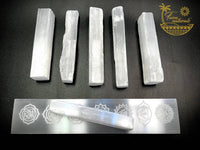 Selenite Crystal Wand (4 inch)  Imported from Morocco