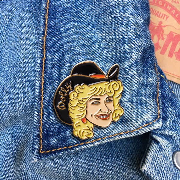 Dolly Cowgirl Pin