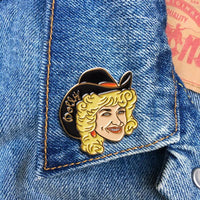 Dolly Cowgirl Pin