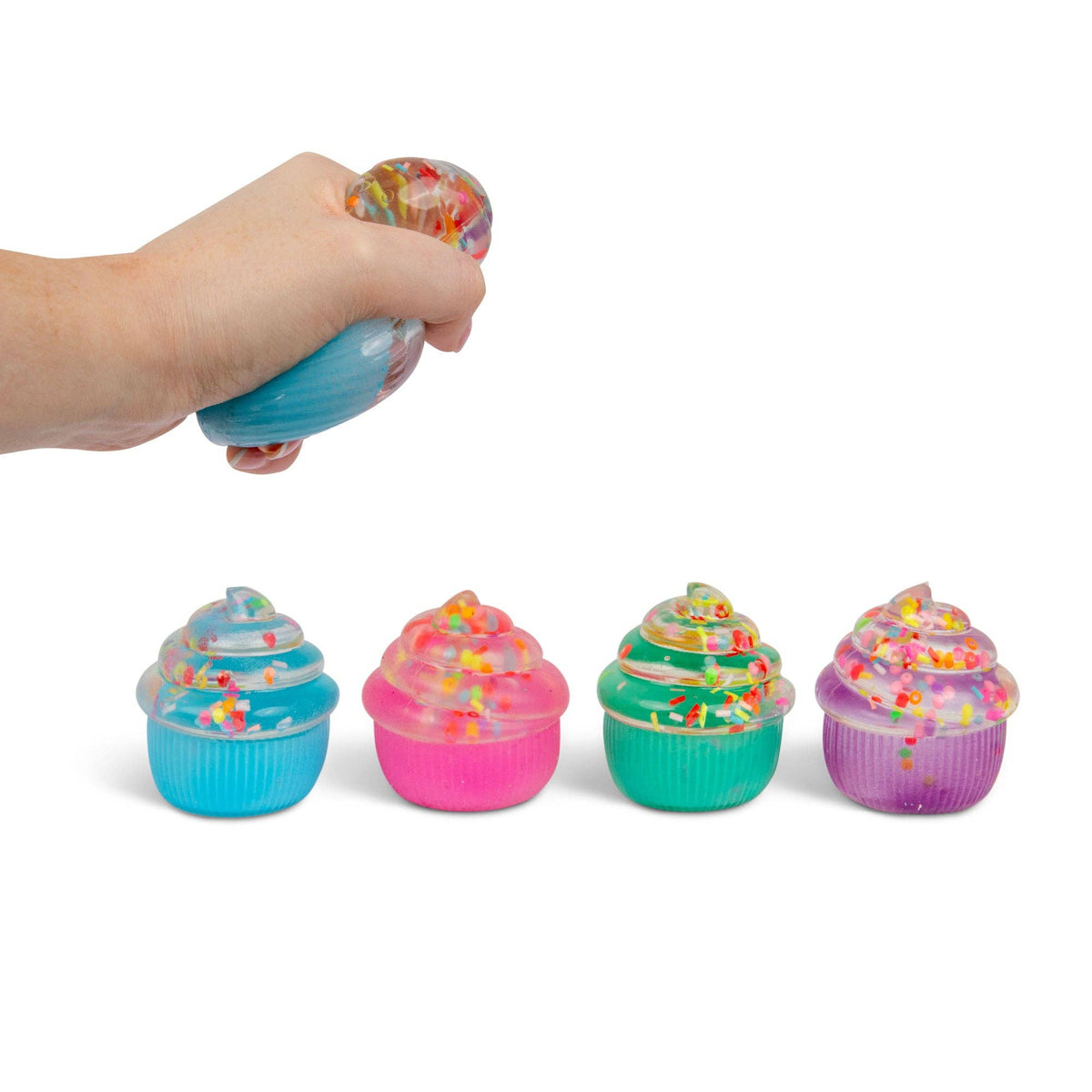 Scrunchems® Sugar Cupcake Squishy Fidget Toy 1pc Color Ship