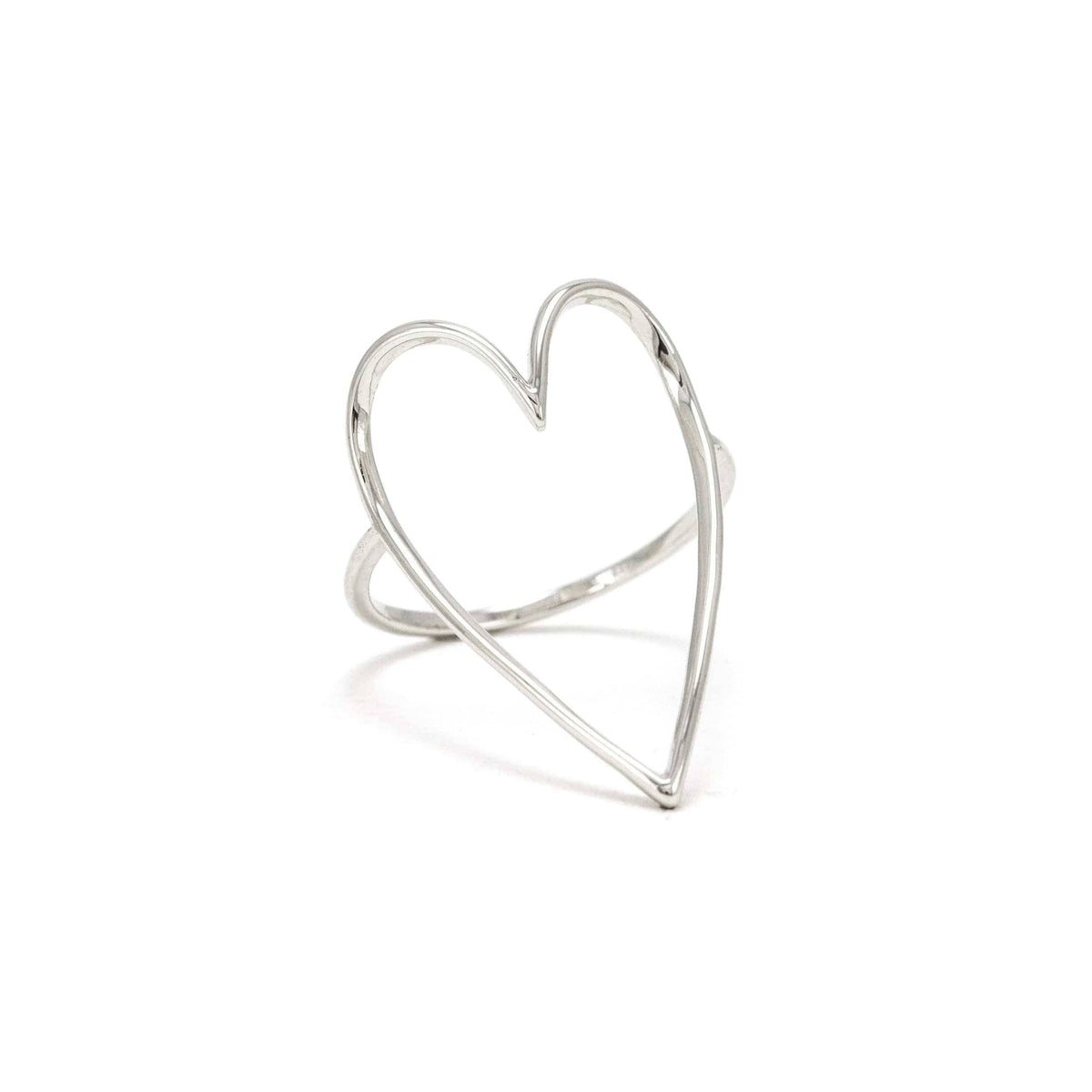Lovestruck Ring | Heart Band Ring | Gold Stacking Ring