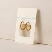 Tube 20mm Hoop Earrings